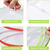 Set 5 plase pliabile pentru protectie alimente, anti-insecte, Vivo WK002